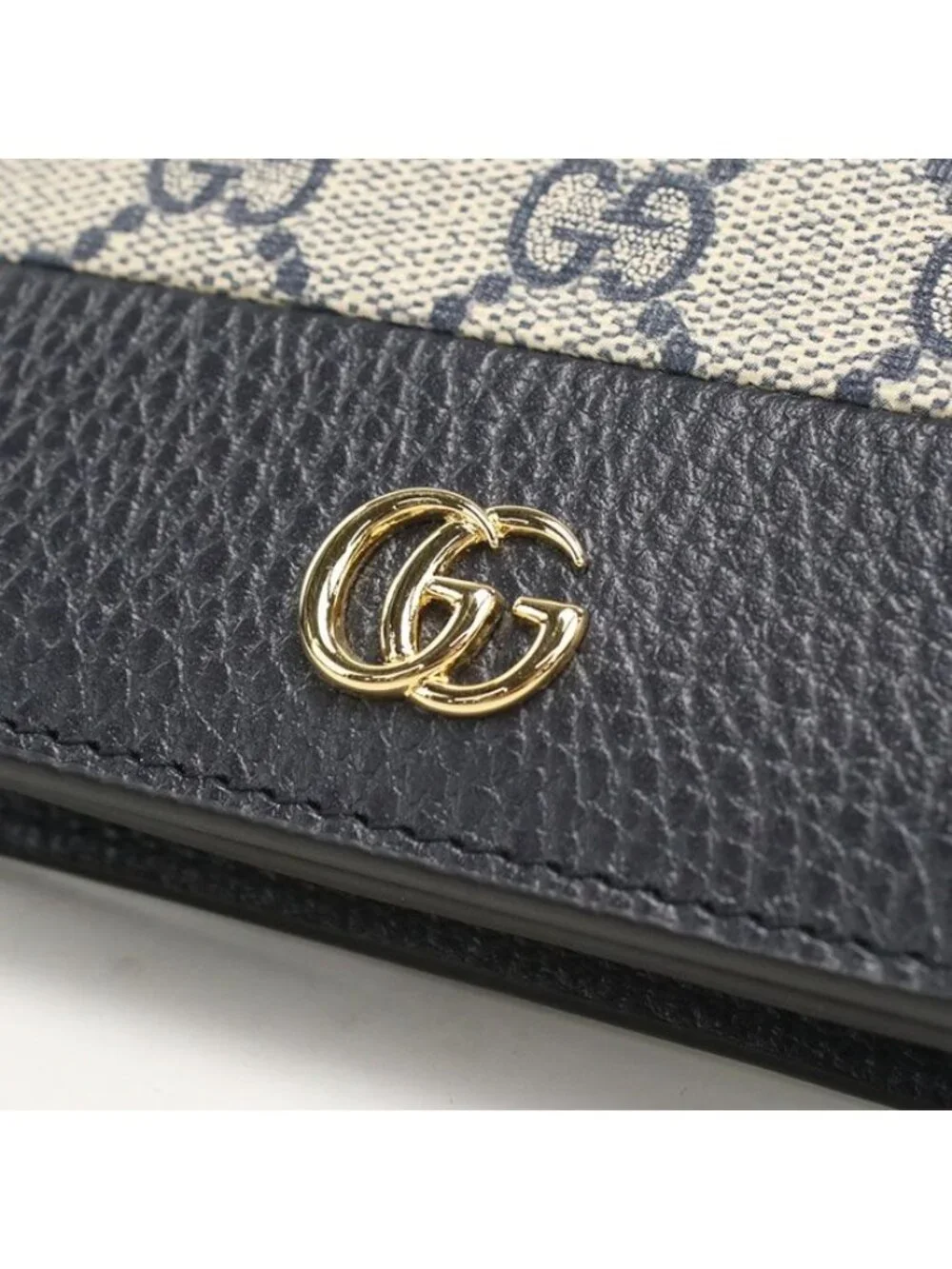 Gucci Card Case Wallet GG Supreme Bifold Leather - Picture 4 of 6
